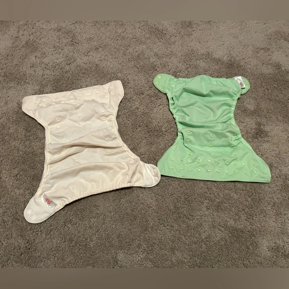 Two Flip Diaper Covers